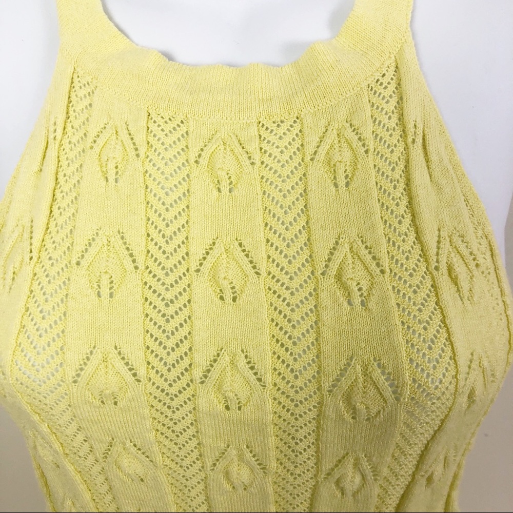 Topshop Butter Yellow Halter Top - Picture 4 of 7